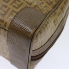 FENDI Zucchino Canvas Hand Bag Beigeki4322