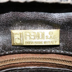 FENDI Zucchino Canvas Hand Bag Beigeki4322