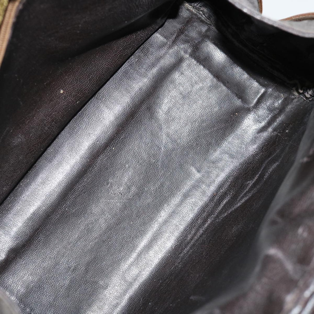 FENDI Zucchino Canvas Hand Bag Beigeki4322