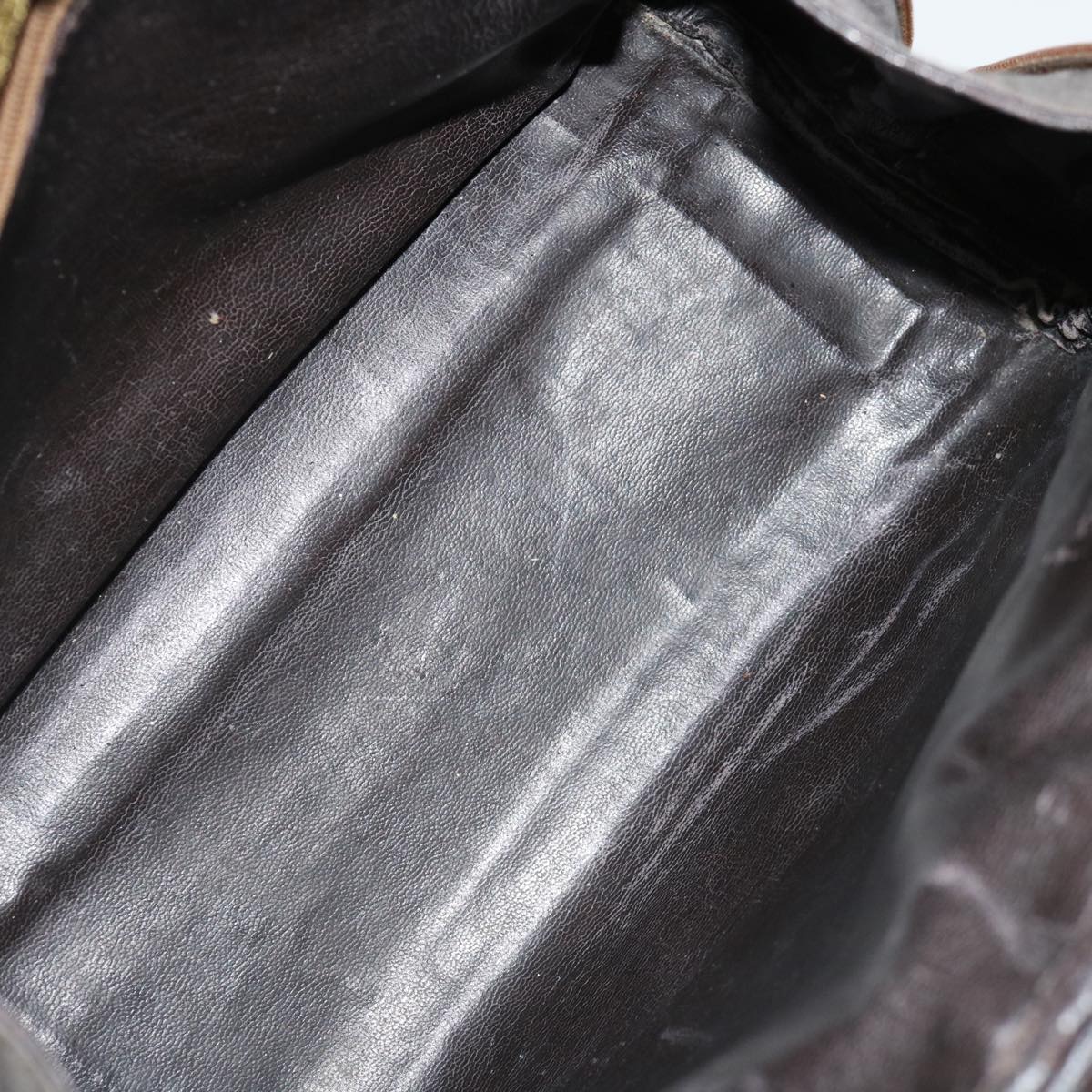 FENDI Zucchino Canvas Hand Bag Beigeki4322