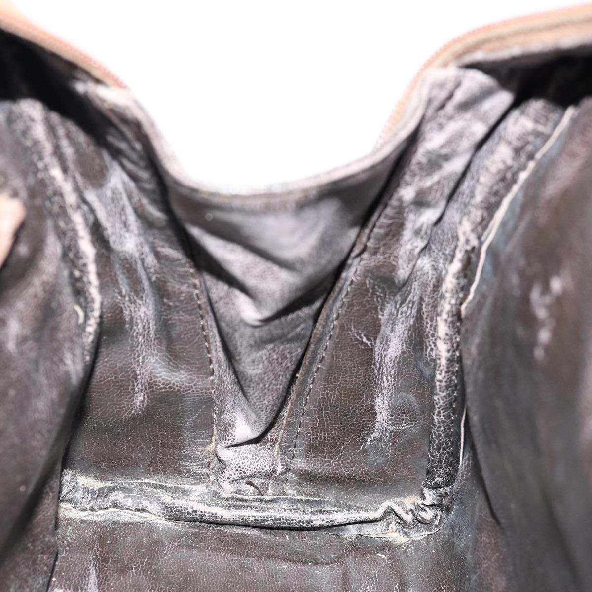 FENDI Zucchino Canvas Hand Bag Beigeki4322