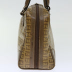 FENDI Zucchino Canvas Hand Bag Beigeki4322