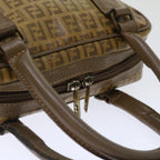 FENDI Zucchino Canvas Hand Bag Beigeki4322