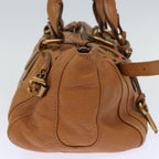 Chloe Paddington Shoulder Bag Leather Brown ki4344