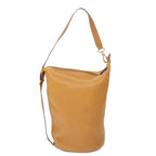 CELINE Shoulder Bag Leather Beige  ki4346