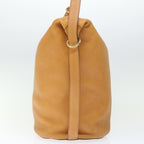 CELINE Shoulder Bag Leather Beige  ki4346