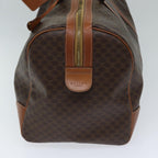 CELINE Macadam Canvas Boston Bag PVC Brown  ki4356