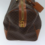 CELINE Macadam Canvas Boston Bag PVC Brown  ki4356