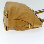 Chloe Angie Hand Bag Leather Beige ki4414