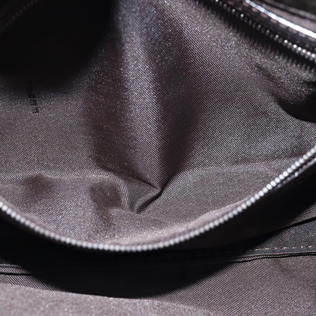 FENDI Zucca Canvas Mamma Baguette Shoulder Bag Brown Blackki4559A