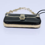 FENDI Mamma Baguette Motif Charm Blackki4706
