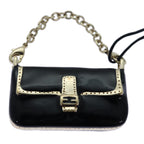 FENDI Mamma Baguette Motif Charm Blackki4706