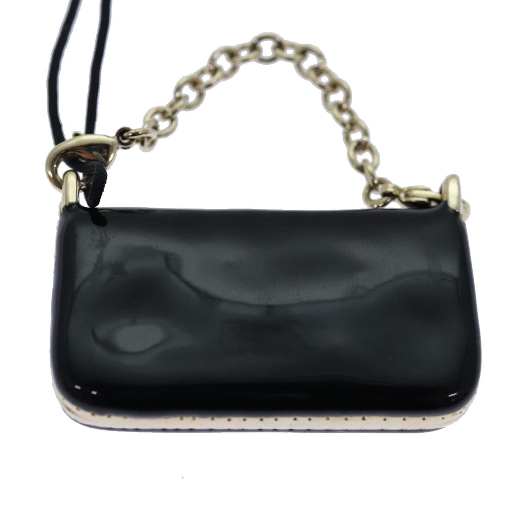 FENDI Mamma Baguette Motif Charm Blackki4706