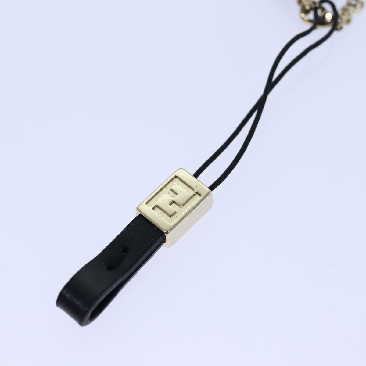 FENDI Mamma Baguette Motif Charm Blackki4706