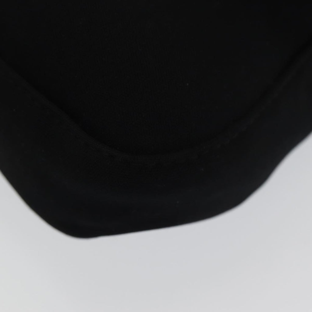 FENDI Mamma Baguette Shoulder Bag Nylon Black Silverki4707