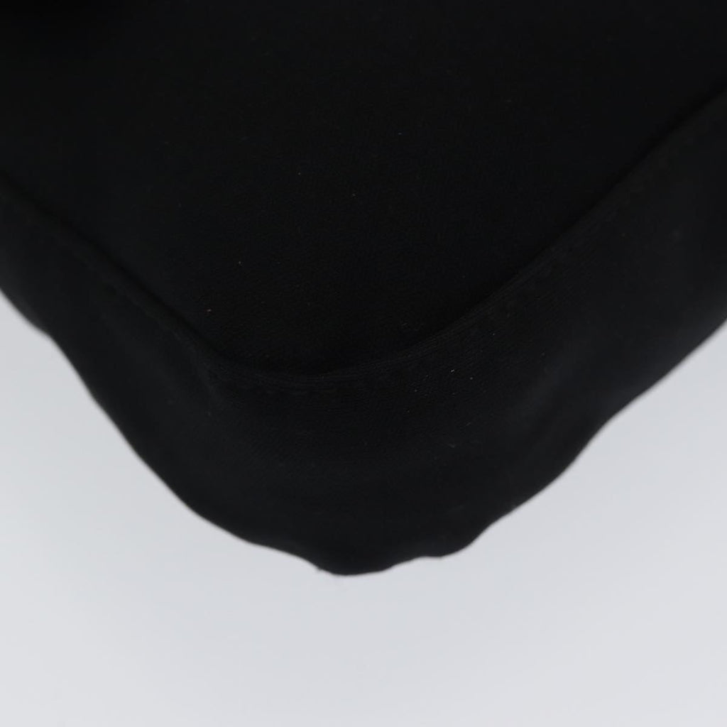 FENDI Mamma Baguette Shoulder Bag Nylon Black Silverki4707