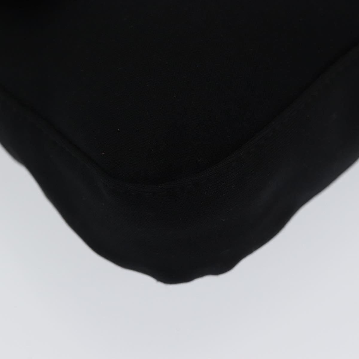 FENDI Mamma Baguette Shoulder Bag Nylon Black Silverki4707