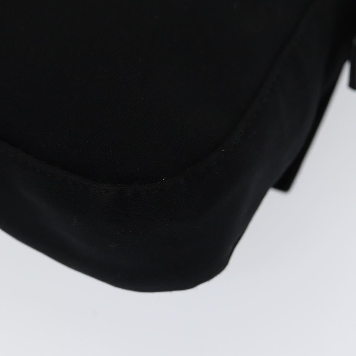 FENDI Mamma Baguette Shoulder Bag Nylon Black Silverki4707