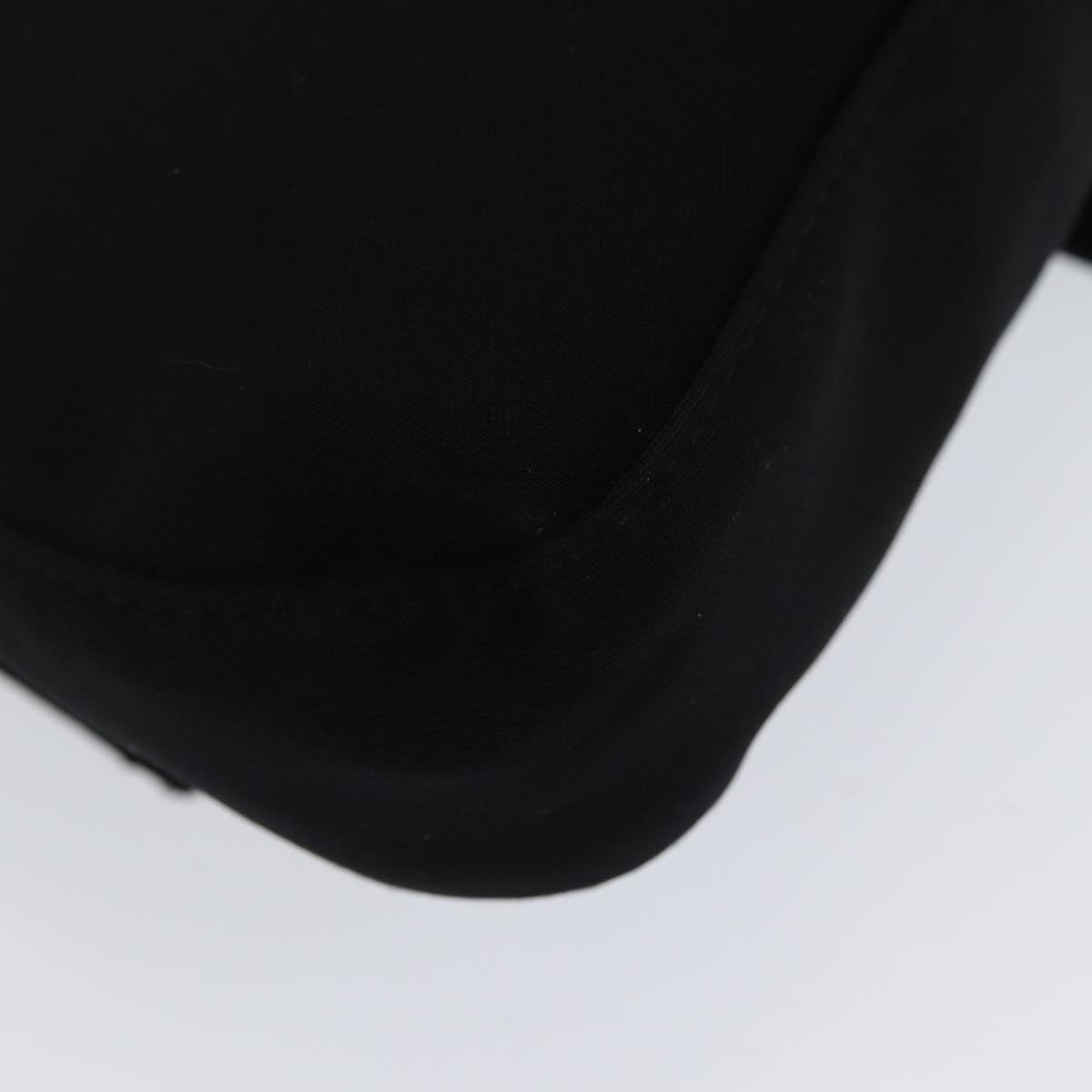 FENDI Mamma Baguette Shoulder Bag Nylon Black Silverki4707