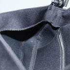 FENDI Mamma Baguette Shoulder Bag Nylon Black Silverki4707