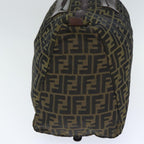 FENDI Zucca Canvas Boston Bag Brownki4919