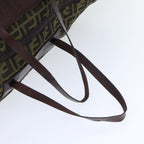 FENDI Zucca Canvas Boston Bag Brownki4919