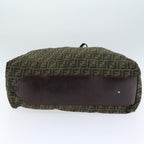 FENDI Zucca Canvas Boston Bag Brownki4919