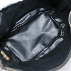 FENDI Zucca Canvas Pouch Brown Black goldki4972