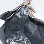 FENDI Zucca Canvas Pouch Brown Black goldki4972