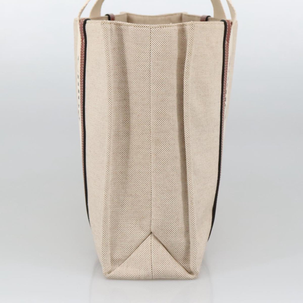 Chloe Tote Bag Canvas Leather Beige Brown ki5211