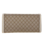 CELINE Macadam Canvas Long Wallet Leather Beige  kk176
