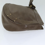 Chloe Shoulder Bag Leather Brown kk255