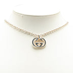 Gucci SV925 Interlocking G Necklace
