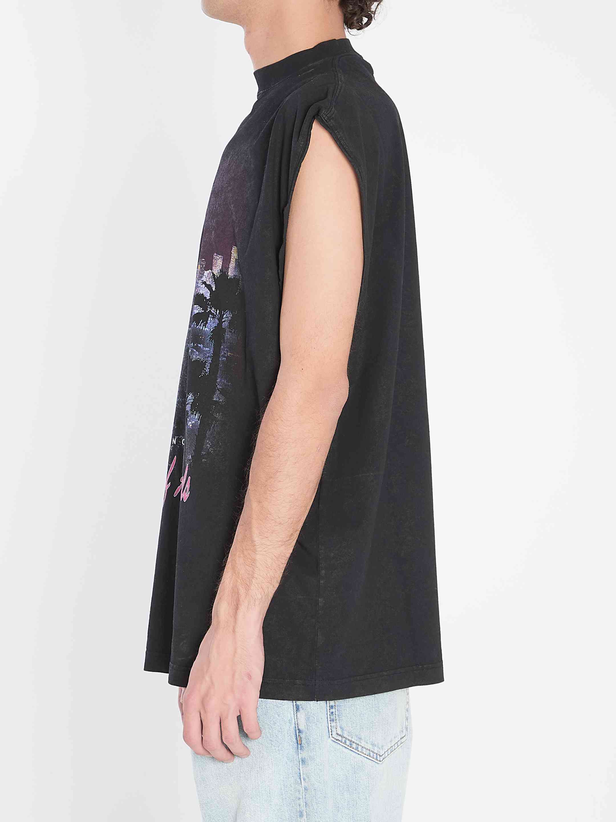 Balenciaga Men City Of Angtels T-Shirt
