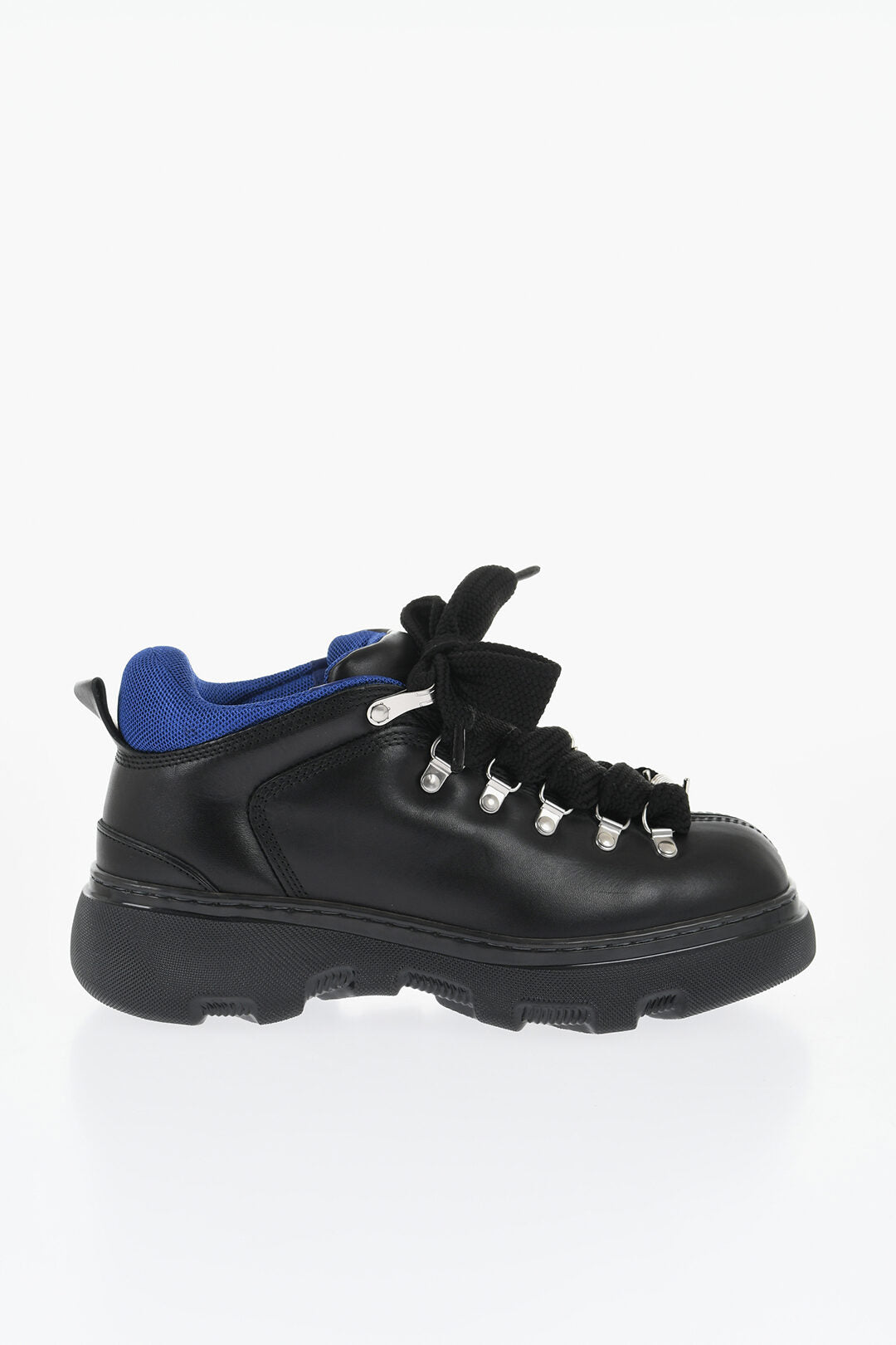 Burberry Leather Solid Color Hiking Booties