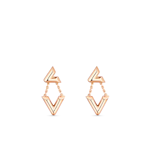 Louis Vuitton VOLT GOLD DROP EARRINGS