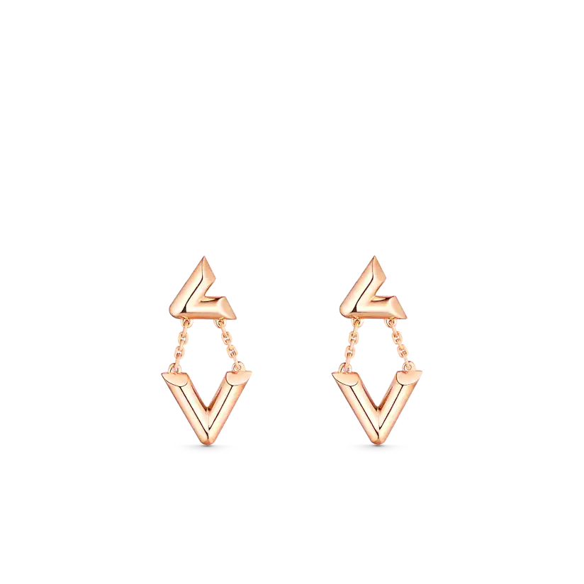 Louis Vuitton VOLT GOLD DROP EARRINGS