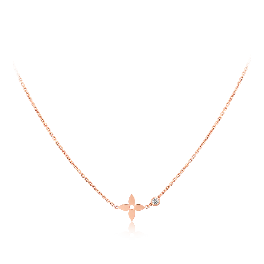 Louis Vuitton BLOSSOM PENDANT PINK GOLD AND DIAMOND