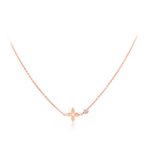 Louis Vuitton BLOSSOM PENDANT PINK GOLD AND DIAMOND