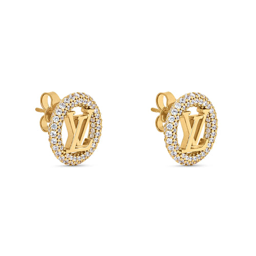 Louis Vuitton BY NIGHT DIAMOND PAVED STUD EARRINGS