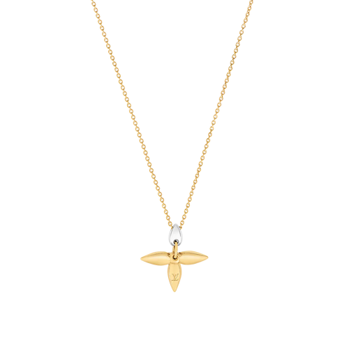Louis Vuitton LOUISETTE PEDANT GOLD NECKLACE