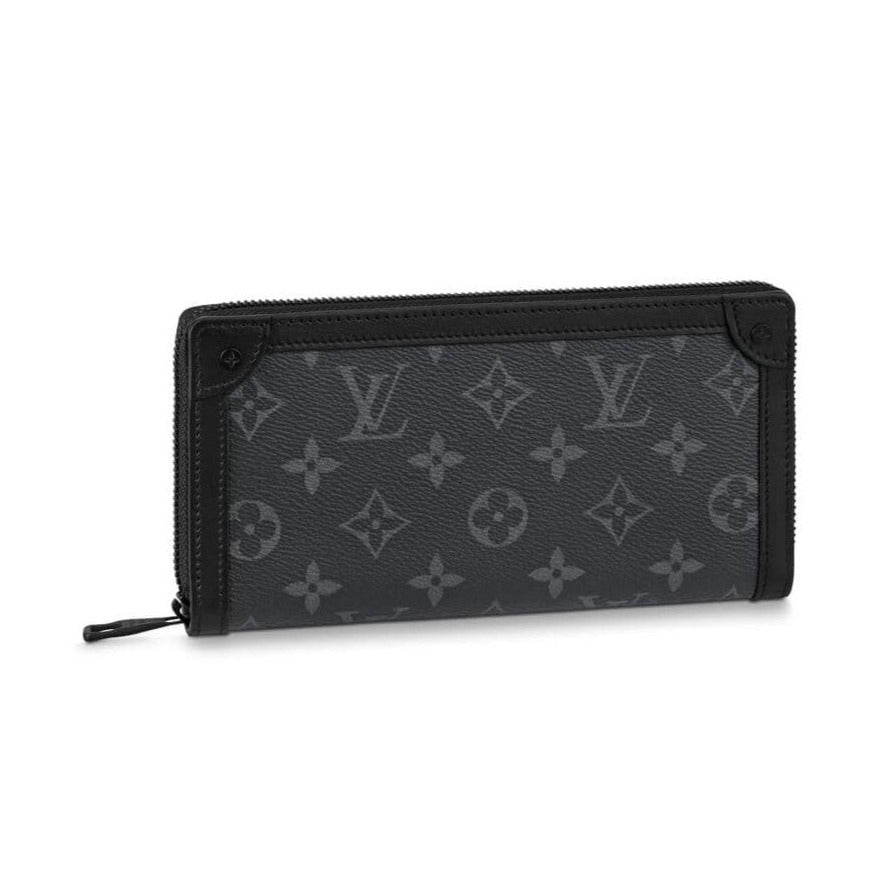 Louis Vuitton TRUNK ZIPPY WALLET 19.5 BLACK MONOGRAM CANVAS