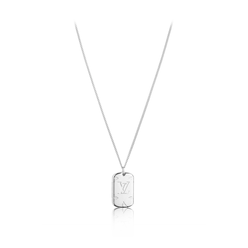 Louis Vuitton MONOGRAM LOCKET NECKLACE DOG TAG