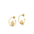 Louis Vuitton VIENVIEN GOLD HOOP EARRINGS