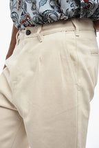 Fendi Low-crotch Cropped Pants with Pleats