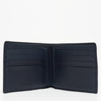 BOTTEGA VENETA Blue Intrecciato Leather Bifold Wallet