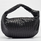 BOTTEGA VENETA Black Intrecciato Leather Small Jodie Hobo