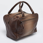BOTTEGA VENETA Brown Ombre Leather Brera Bowler Bag