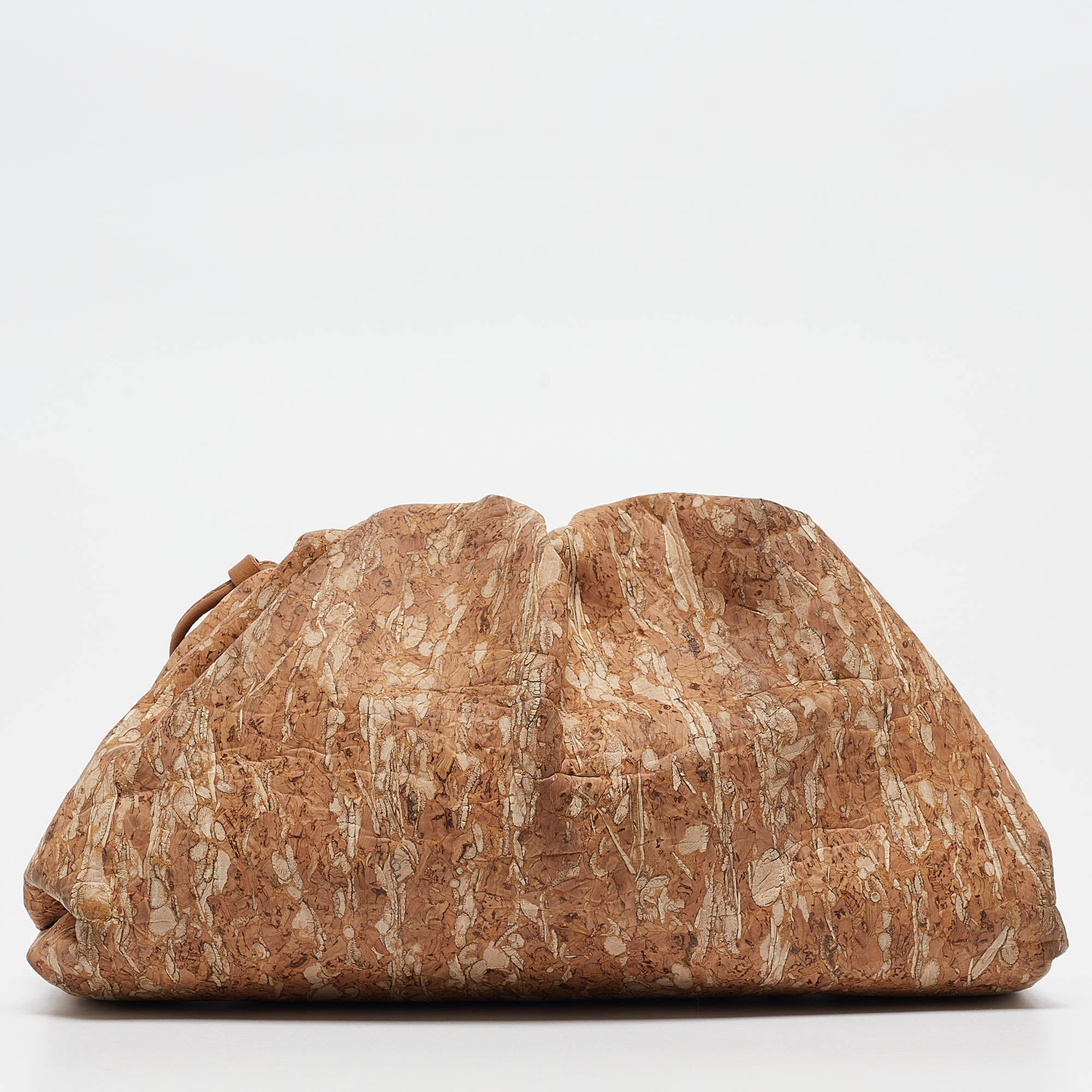 BOTTEGA VENETA Beige Cork Mini The Pouch Bag