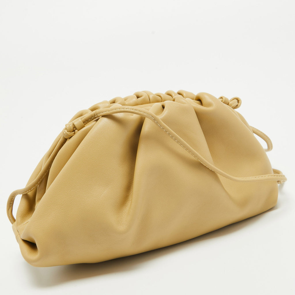 BOTTEGA VENETA Porridge Leather Mini The Pouch Bag